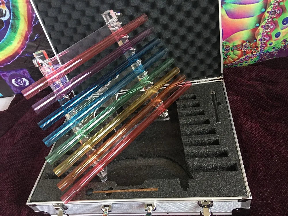 Colored Crystal Harp (432Hz)