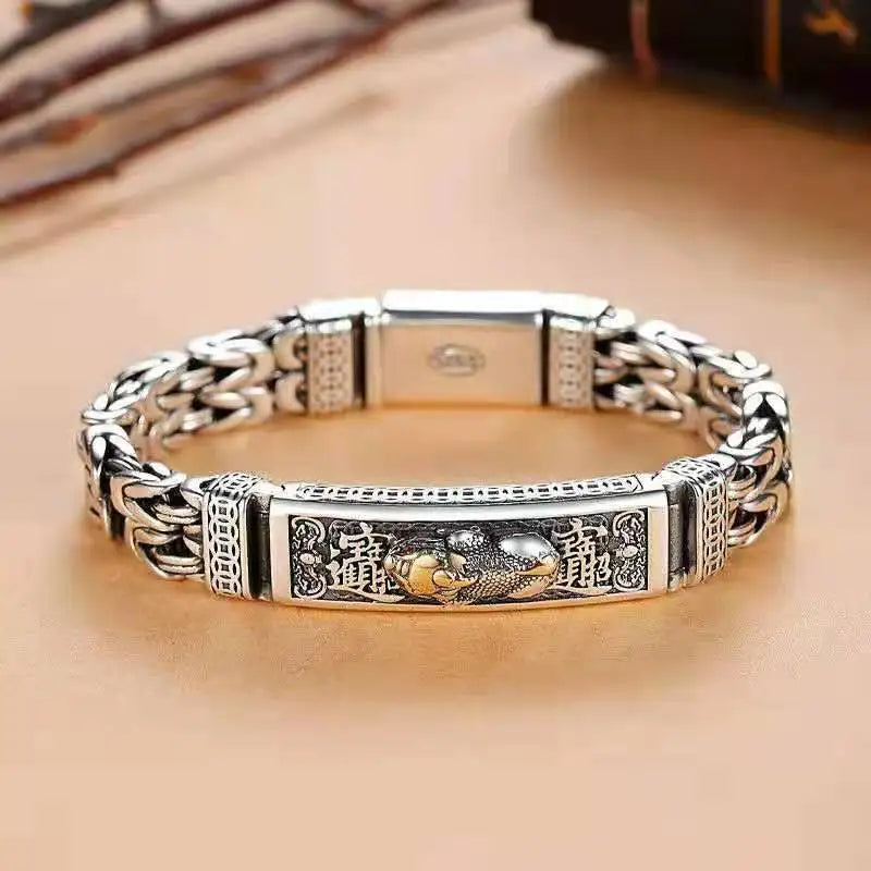 Rotatable Pixiu Charm Bracelet