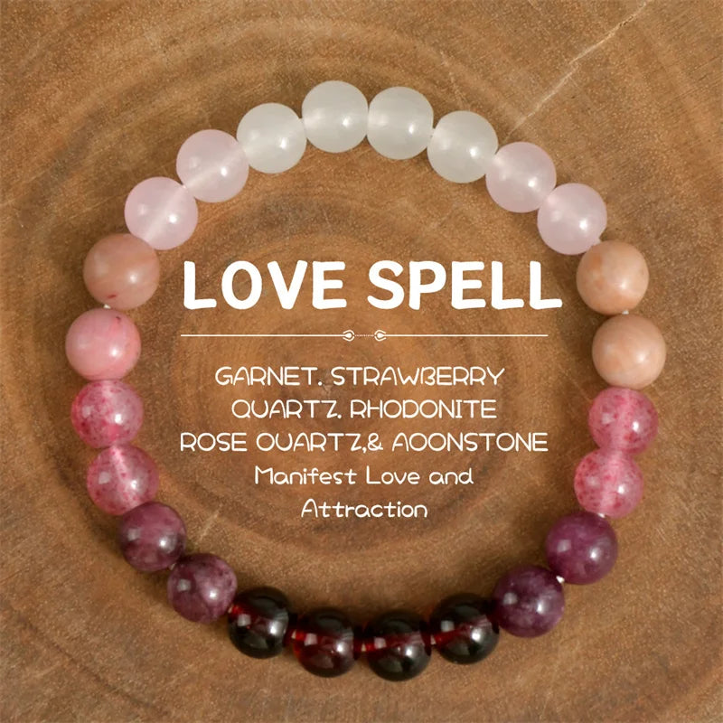 Natural Stone Beaded Bracelet Collection