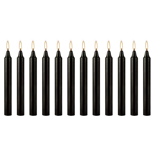 12-Piece Black Small Rod Wax Set