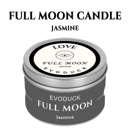 1pc New Moon Scented Candle with Black Crystal Chips
