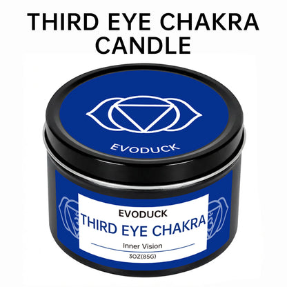 Sage & Frankincense Third Eye Chakra Crystal Scented Candle
