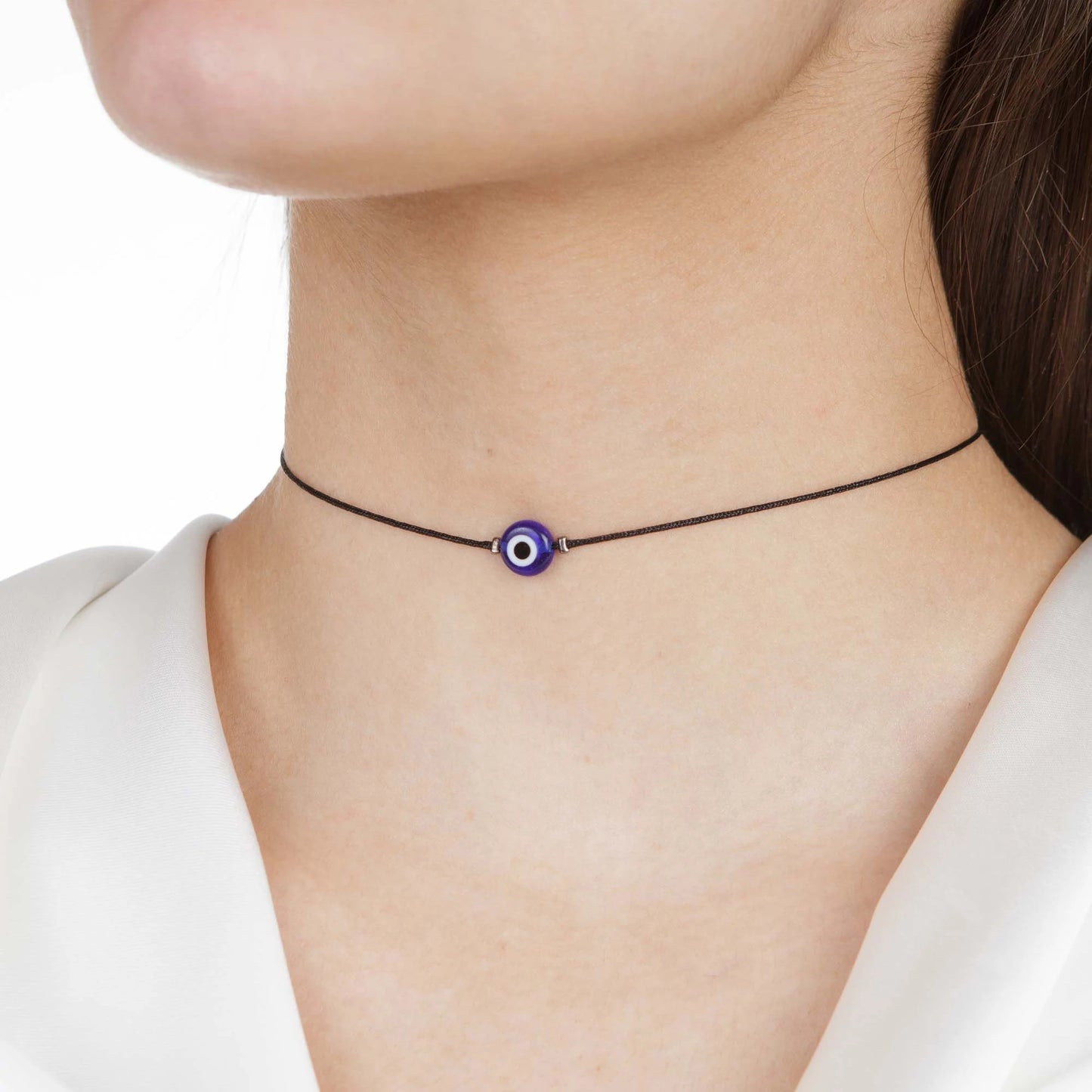 Handmade Evil Eye Protection Choker Necklace