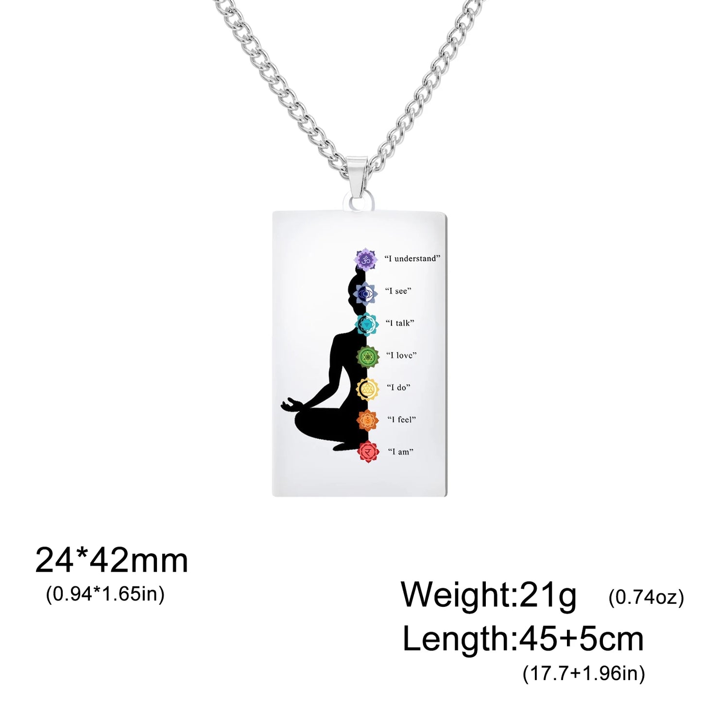 7 Chakra Reiki Healing Necklace