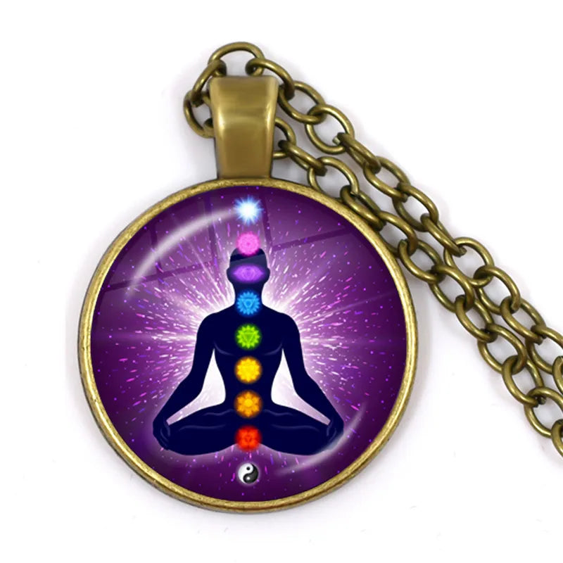 New Arrival 7 Chakra Reiki Healing Necklace