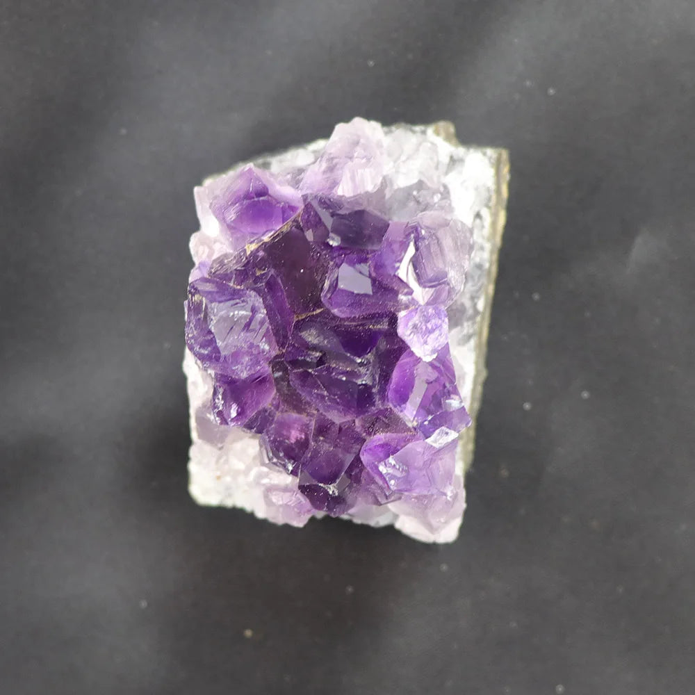 Natural Amethyst Geode Crystal Quartz Stone Wand