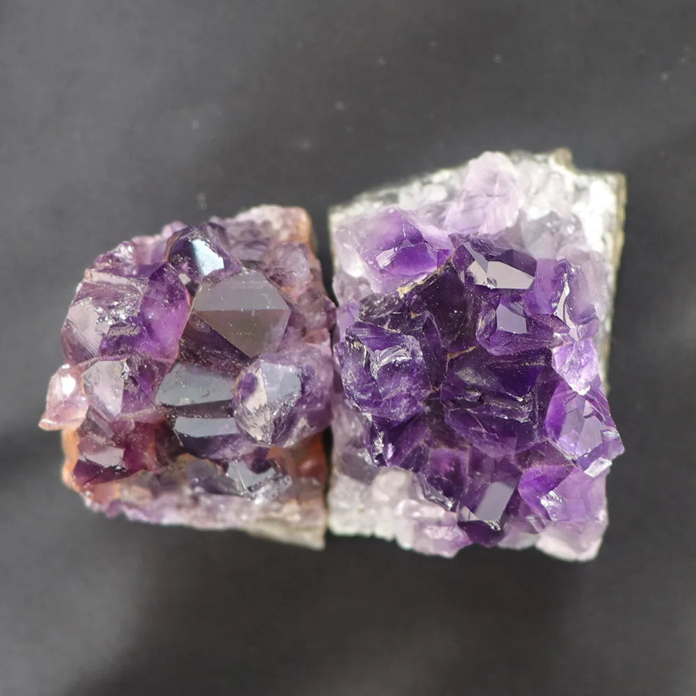 Natural Amethyst Geode Crystal Quartz Stone Wand