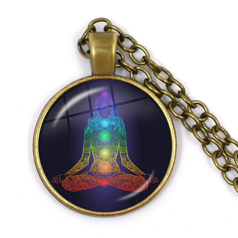 New Arrival 7 Chakra Reiki Healing Necklace