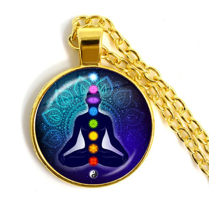 New Arrival 7 Chakra Reiki Healing Necklace