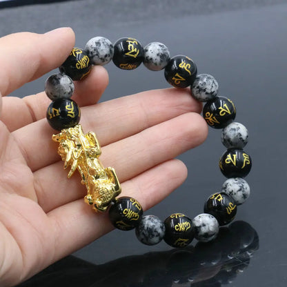 Feng Shui Five Elements Pixiu Wealth Bracelet