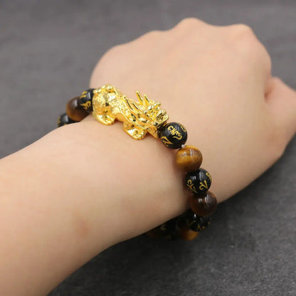 Feng Shui Five Elements Pixiu Wealth Bracelet