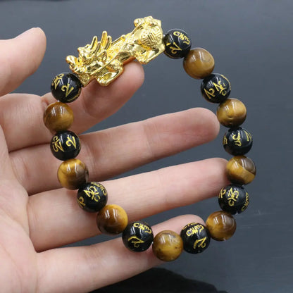 Feng Shui Five Elements Pixiu Wealth Bracelet