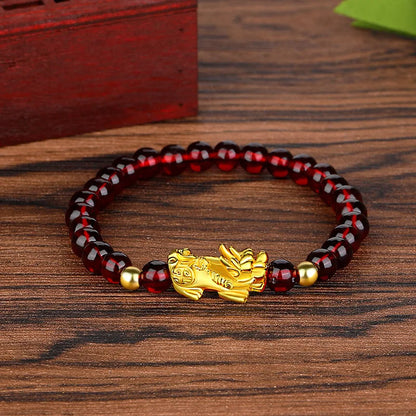Feng Shui Five Elements Pixiu Wealth Bracelet