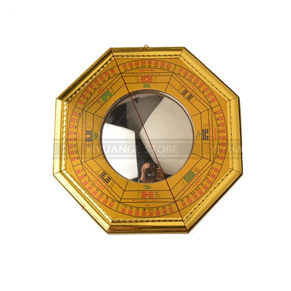Metal Bagua Mirror and Feng Shui Compass Wall Art