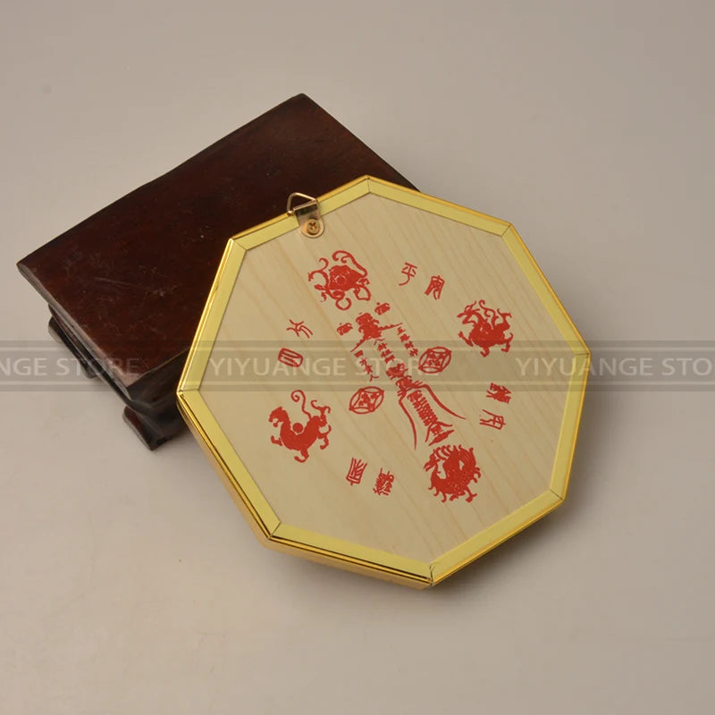 Metal Bagua Mirror and Feng Shui Compass Wall Art