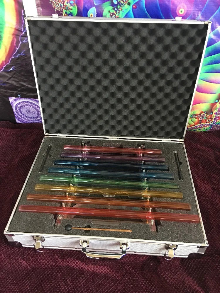 Colored Crystal Harp (432Hz)