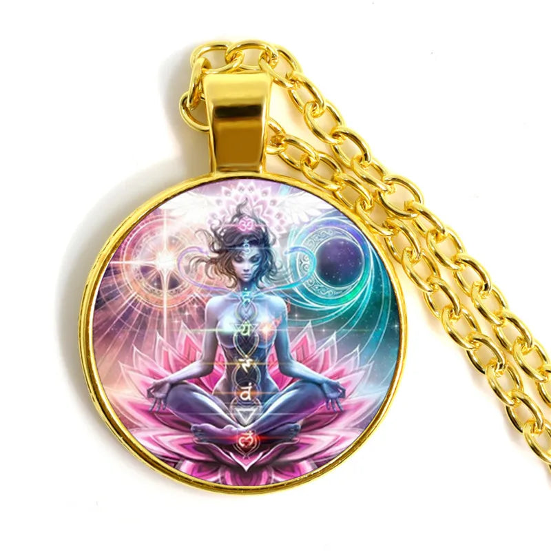 New Arrival 7 Chakra Reiki Healing Necklace