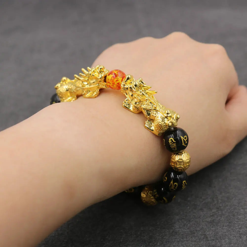 Feng Shui Five Elements Pixiu Wealth Bracelet