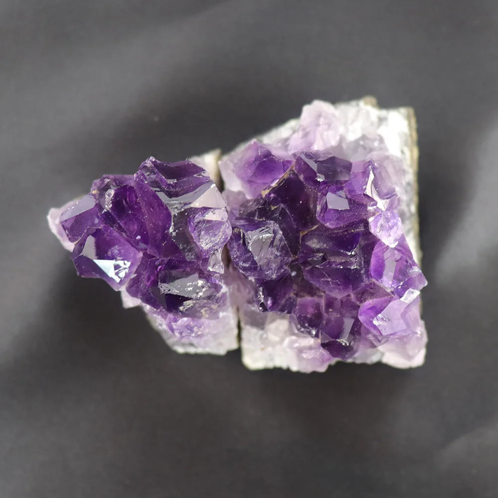 Natural Amethyst Geode Crystal Quartz Stone Wand