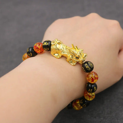 Feng Shui Five Elements Pixiu Wealth Bracelet
