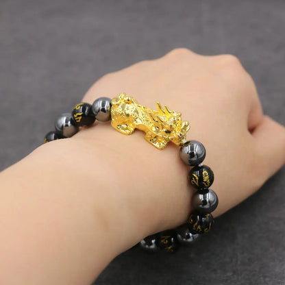 Feng Shui Five Elements Pixiu Wealth Bracelet