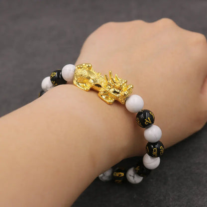 Feng Shui Five Elements Pixiu Wealth Bracelet