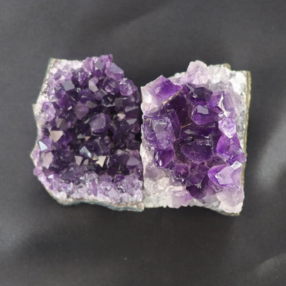 Natural Amethyst Geode Crystal Quartz Stone Wand