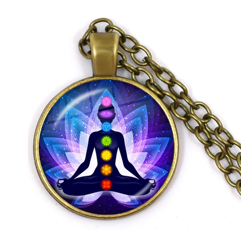 New Arrival 7 Chakra Reiki Healing Necklace