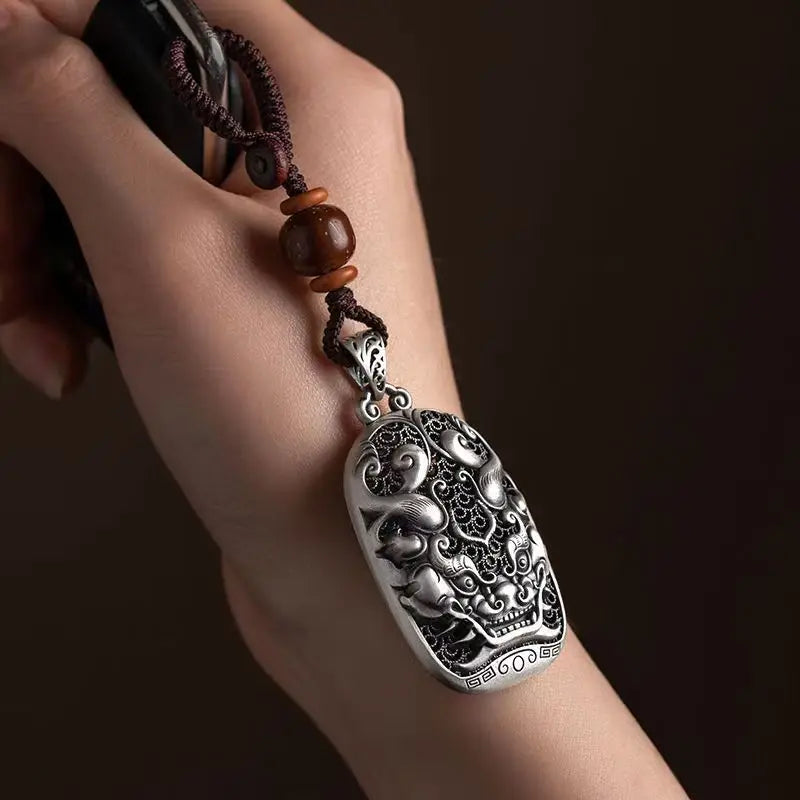 Lucky Pixiu Amulet Keychain