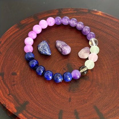 Natural Stone Symbolic Beaded Bracelet Collection
