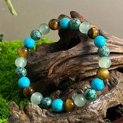 Natural Stone Symbolic Beaded Bracelet Collection
