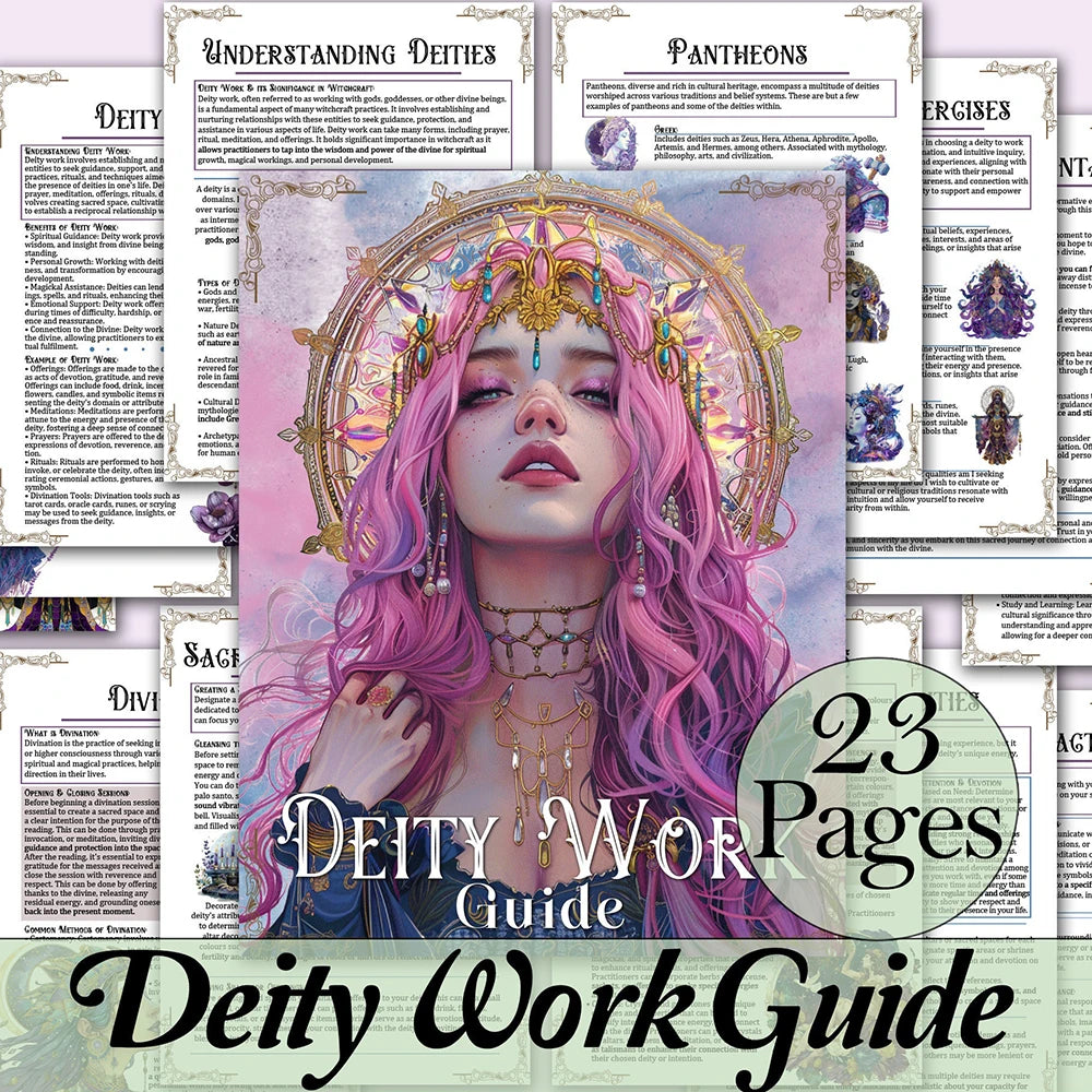 Spell Jars Guide Book & 27-Page Witchcraft and Magic Workbook for Beginners