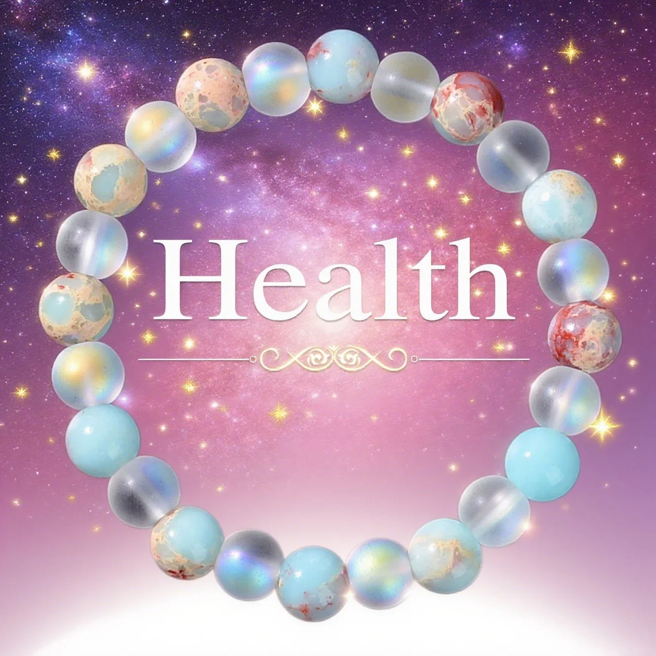 Handmade Moonlight White Jade, Labradorite, and Rose Quartz Bracelet