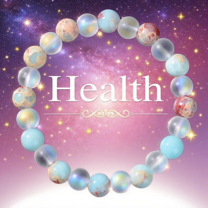 Handmade Moonlight White Jade, Labradorite, and Rose Quartz Bracelet