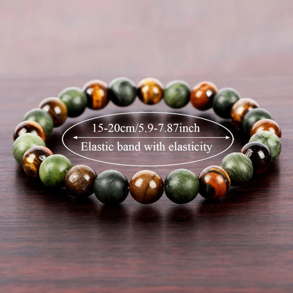 Natural Stone Symbolic Beaded Bracelet Collection