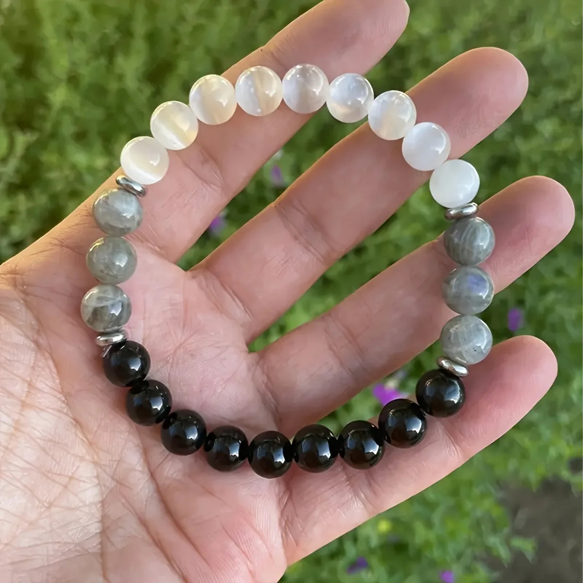 Natural Stone Symbolic Beaded Bracelet Collection