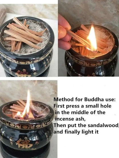Authentic Indian Sandalwood Block Log Set