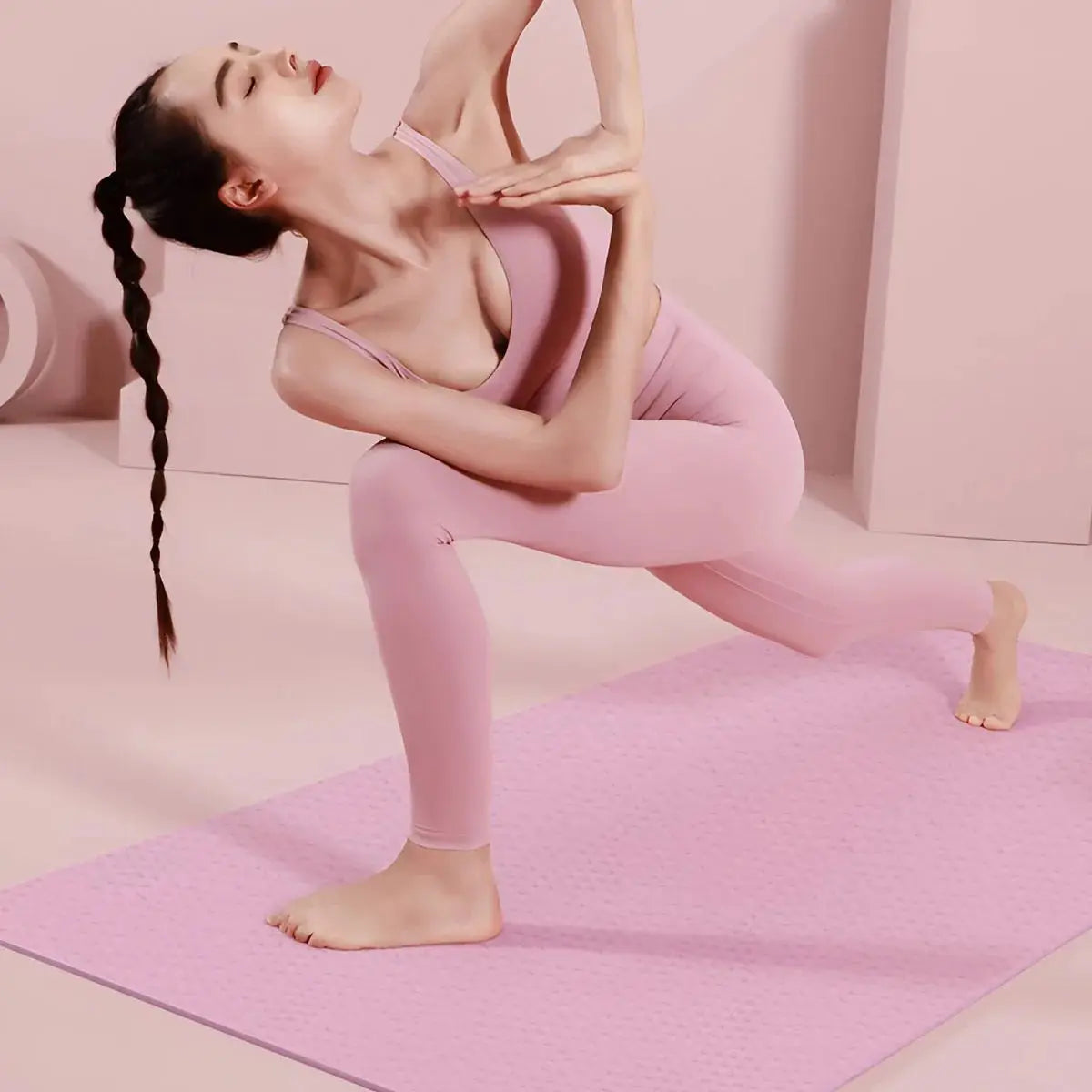 1pc 4mm Thick EVA Yoga Mat