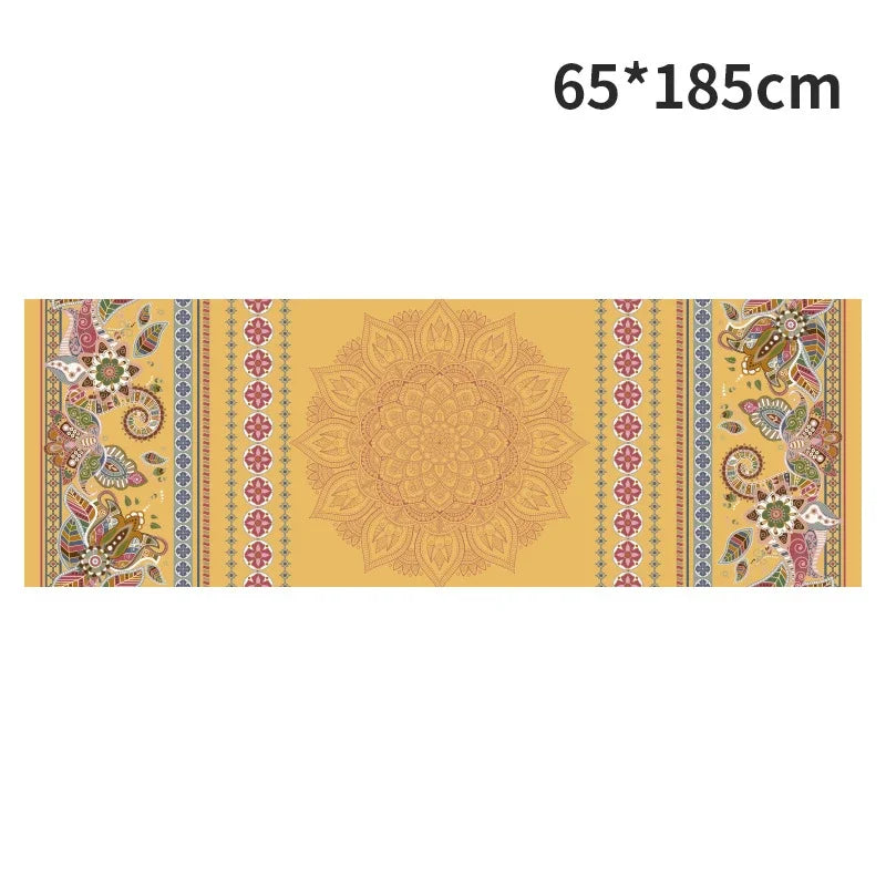 Printed Hot Yoga Mat Towel (185 x 63 cm)