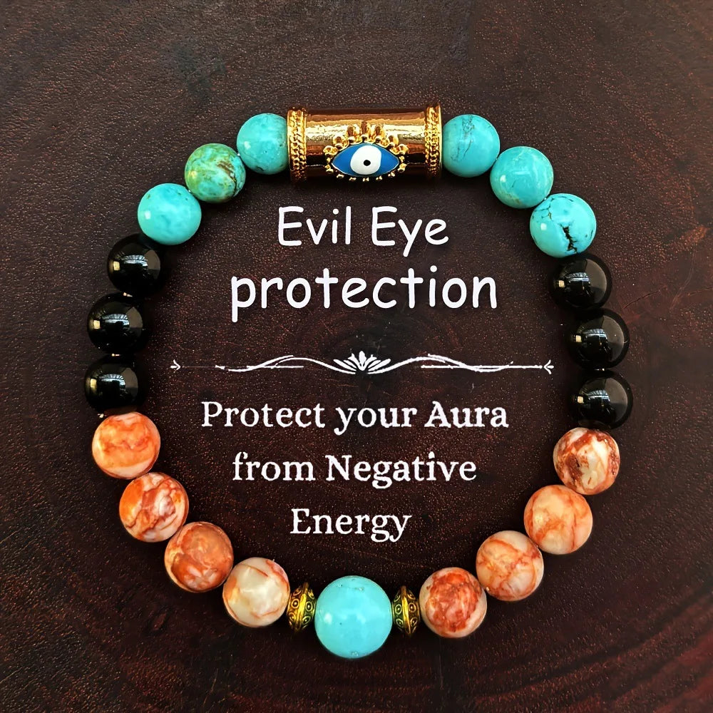 Natural Stone Beaded Bracelet Collection