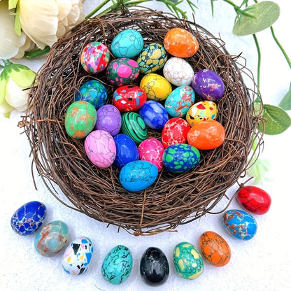Natural Egg-Shape Healing Crystal Stone