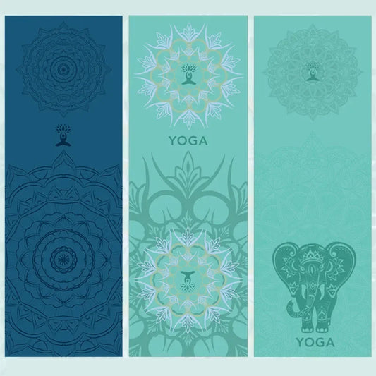 Printed Hot Yoga Mat Towel (185 x 63 cm)