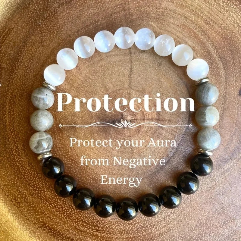 Natural Stone Beaded Bracelet Collection