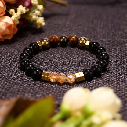 Exquisite Summer Hematite and Pyrite Money Magnet Bracelet