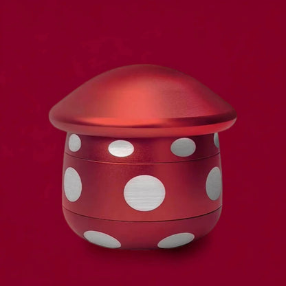 4-Layer Aluminum Mushroom Herb Grinder (63mm/2.5-inch)