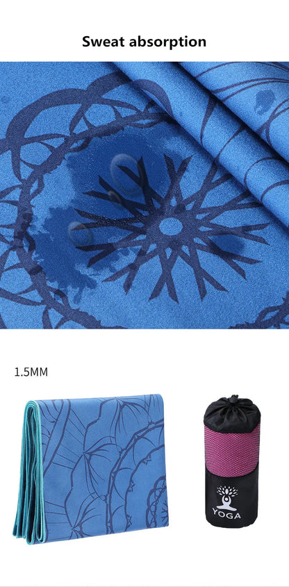 Printed Hot Yoga Mat Towel (185 x 63 cm)