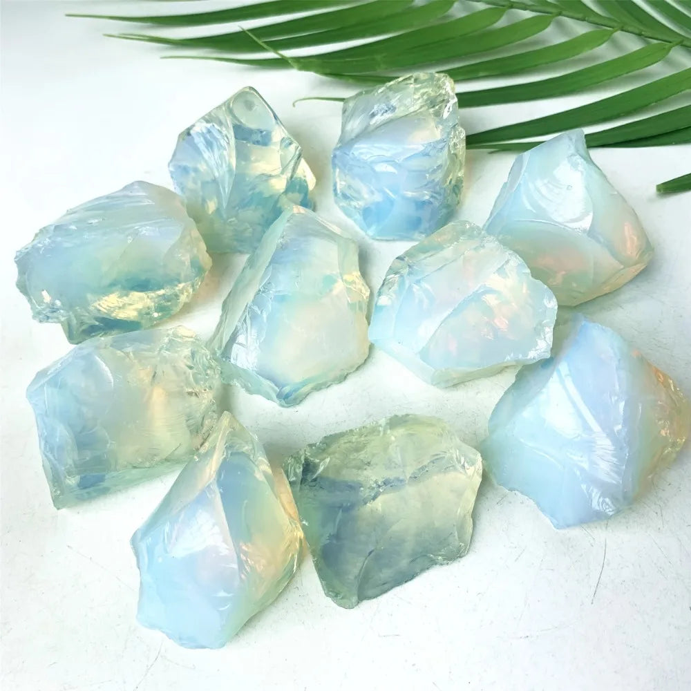 700g Natural Raw Opal Quartz Crystal