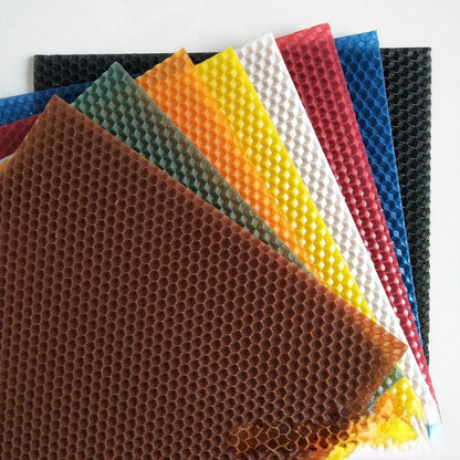 20 x 20cm Multi-Color Craft Beeswax Sheet Set
