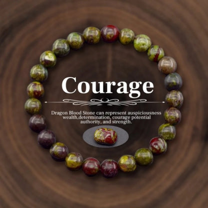 Natural Stone Bead Bracelet with Apatite, Tiger's Eye, and Agate