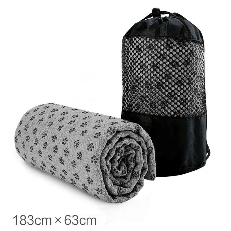 Anti-Slip Sweat-Absorbent Yoga Mat Towel Cloth